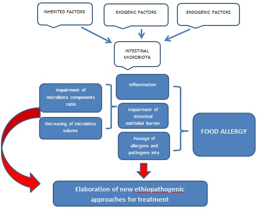 Study of the Influence of Intestinal Microbiota on the Immune Response in Allergic Diseases Manifested by Food Allergy and Urticaria 