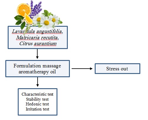 Formulation of Aromatherapy Massage Oil from Lavender (Lavandula Angustifolia), Chamomile (Matricaria Recutita), and Petitgrain (Citrus Aurantium) for Stress Relief 