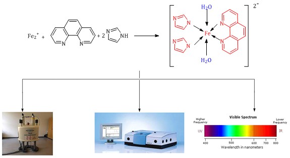 Synthesis, Spectral Analysis, Stability, Antibacterial, and Antioxidant of Fe(II) Mixed Ligands Complex of Imidazole and 1,10-Phenanthroline 